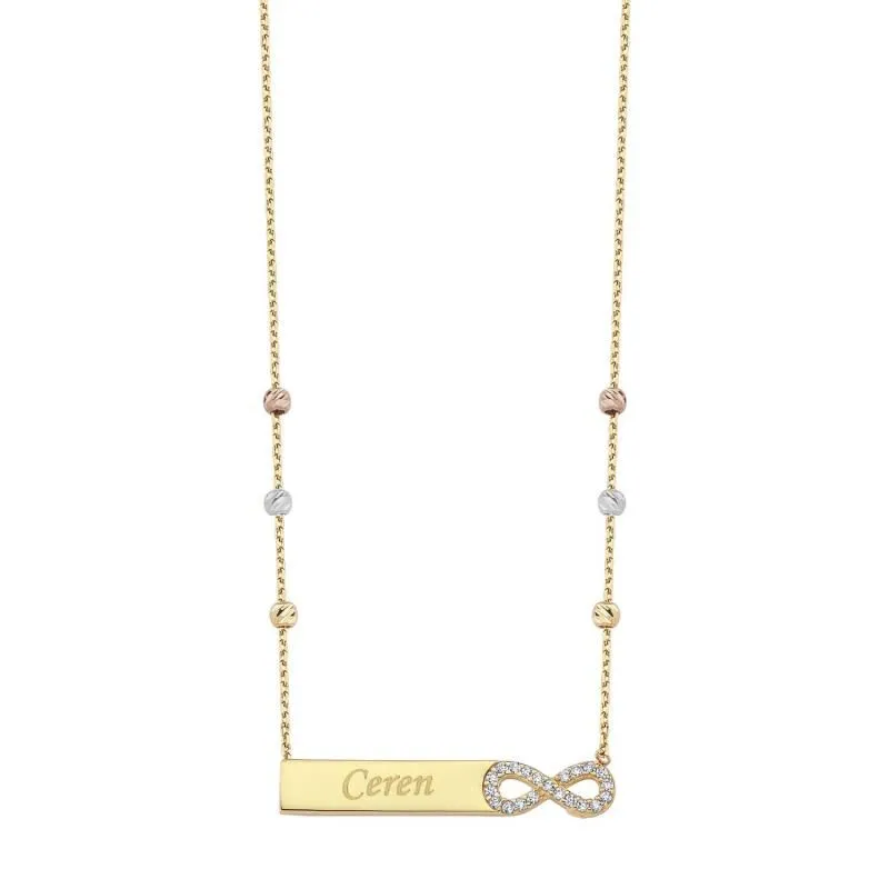 Infinity Gold Name Necklace