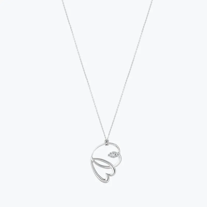 0.04 Carat Diamond Necklace- Mariposa