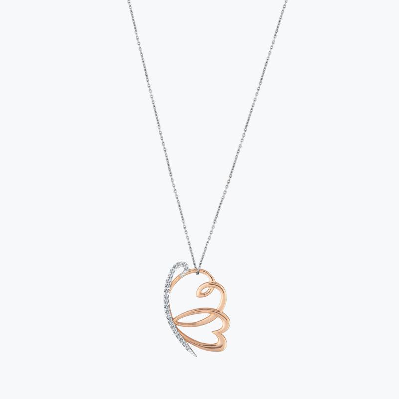 0.11 Carat Diamond Necklace- Mariposa