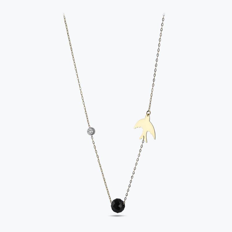 Swallow Gold Necklace