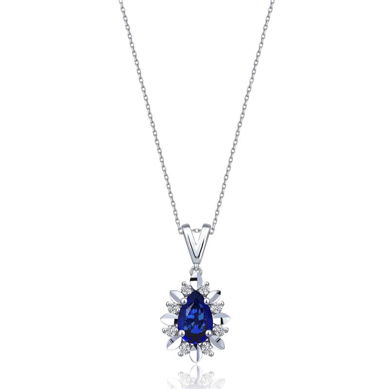 Saphir Diamond Necklace