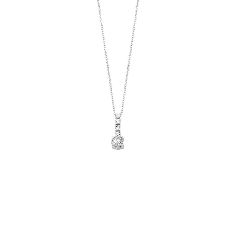 0.12 Carat Solitaire Diamond Necklace