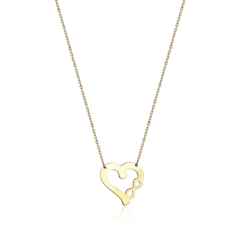 Heart Infinity Gold Necklace