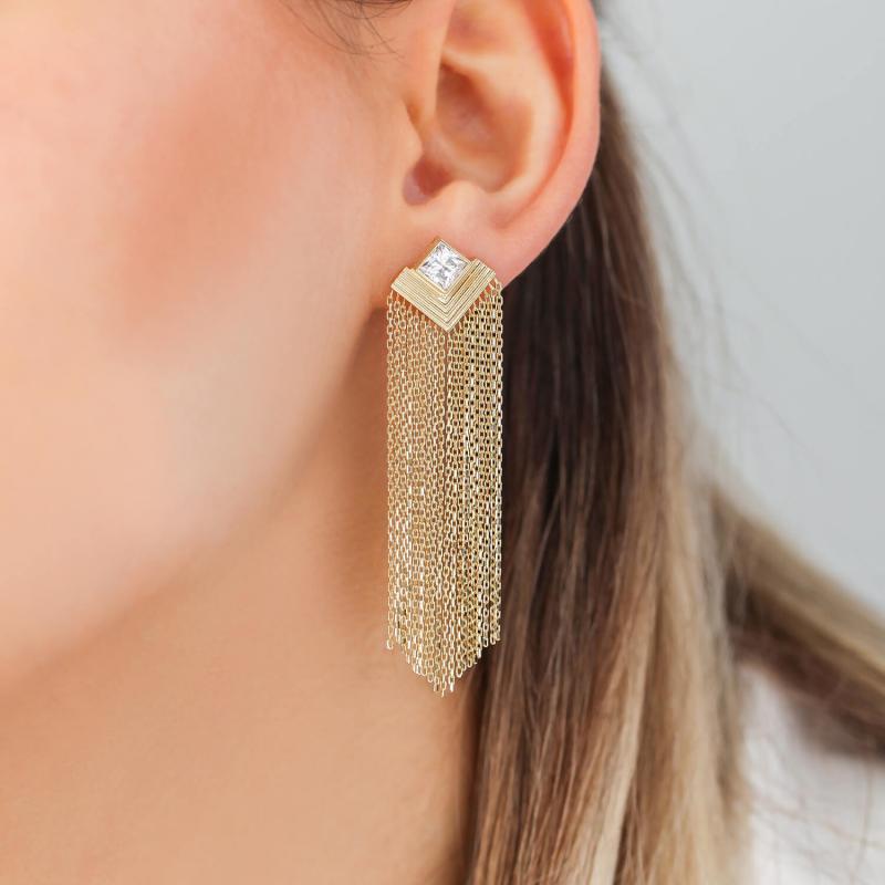 Denge Gold Earrings
