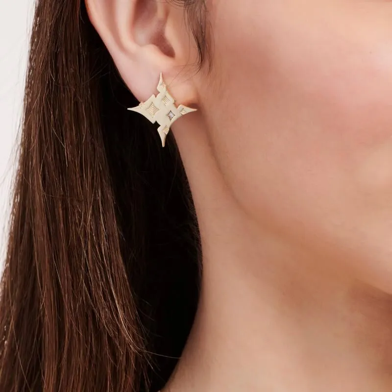 Star Gold Earring