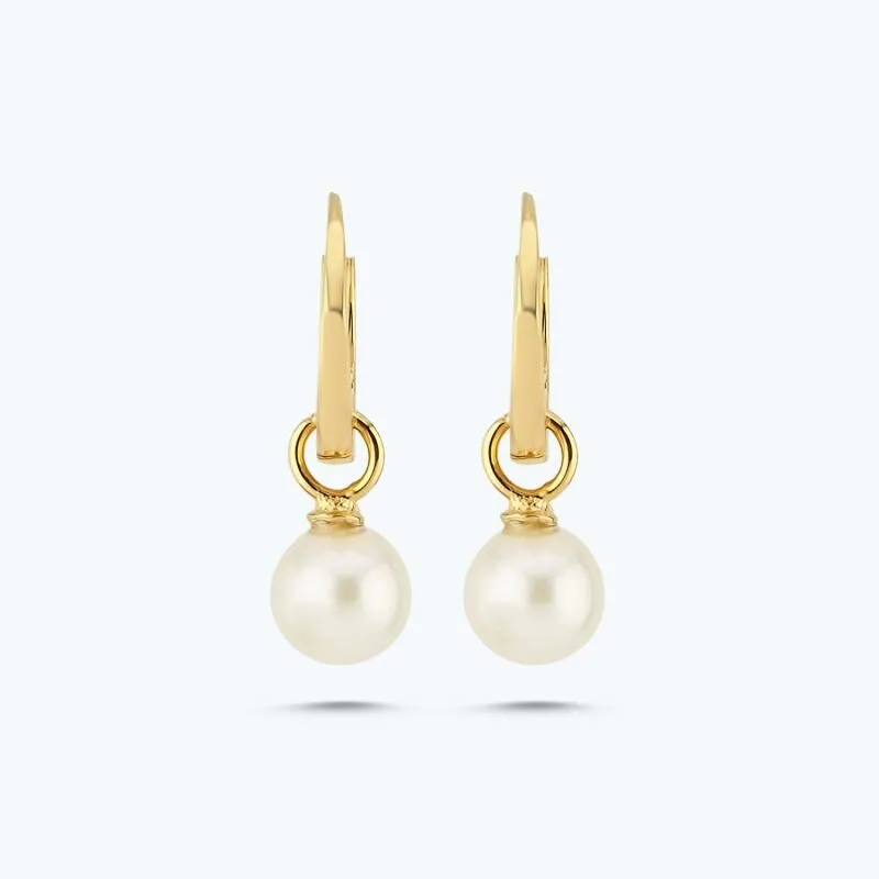 Pearl Gold Earrings