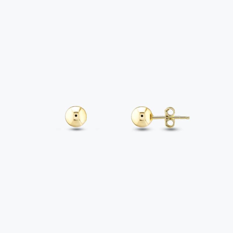 Ball Gold Earrings