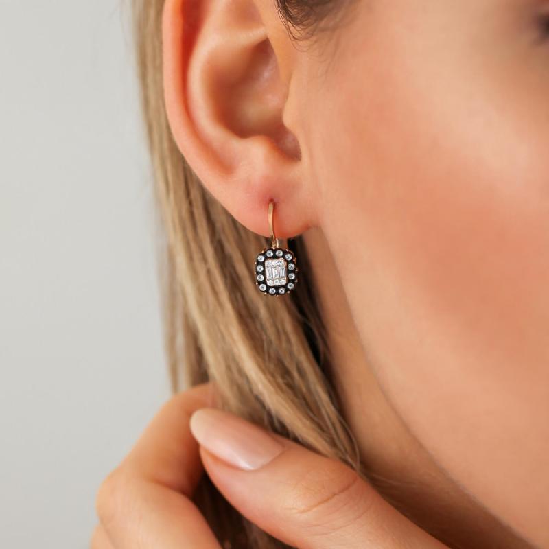 0.36 Carat Diamond Earrings