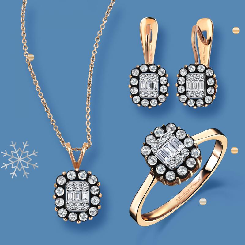 0.36 Carat Diamond Earrings
