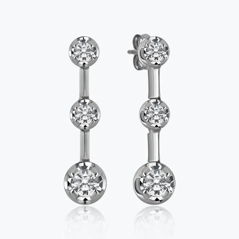 0.14 Carat Diamond Earrings