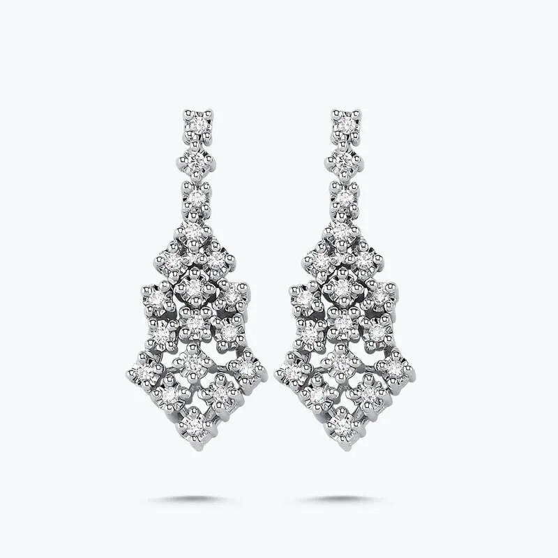 0.25 Carat Diamond Earrings