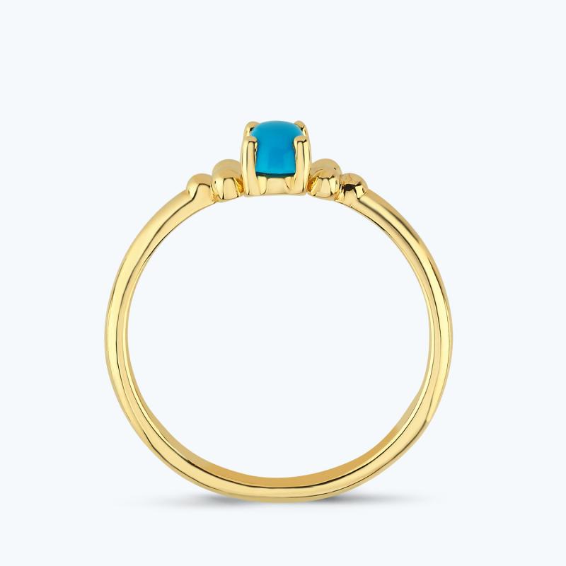 Colorful Stone Gold Ring
