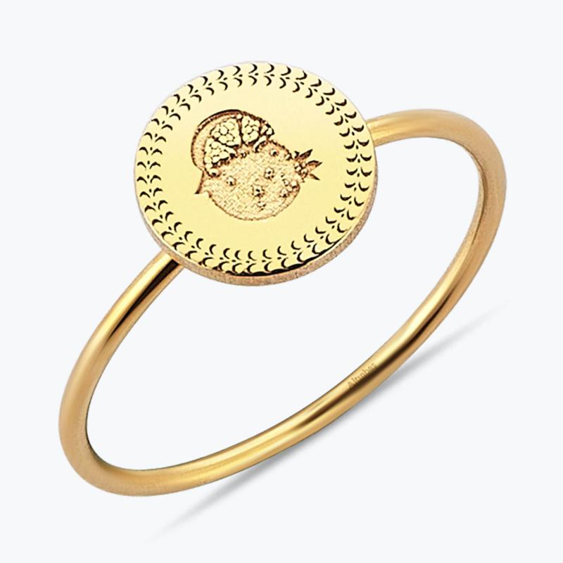 Altınbaş Life Pomegranate Gold Ring