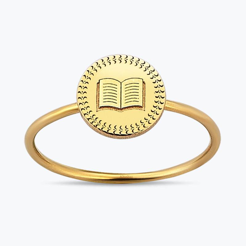 Altınbaş Life Book Gold Ring