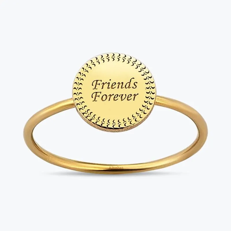 Altınbaş Life Friends Forever Gold Ring