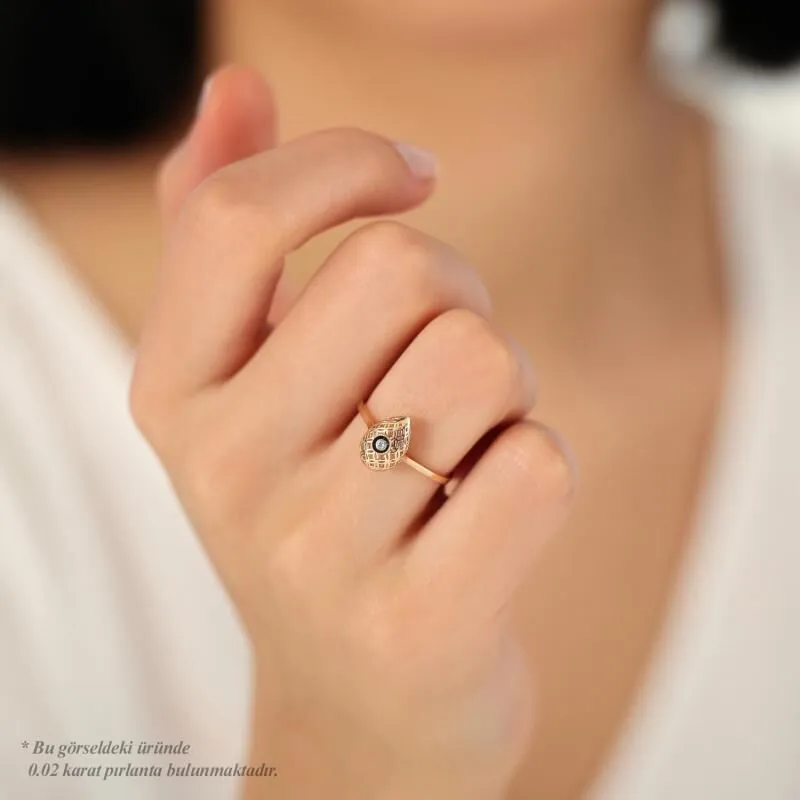 0.02 Karat Elmas Yüzük