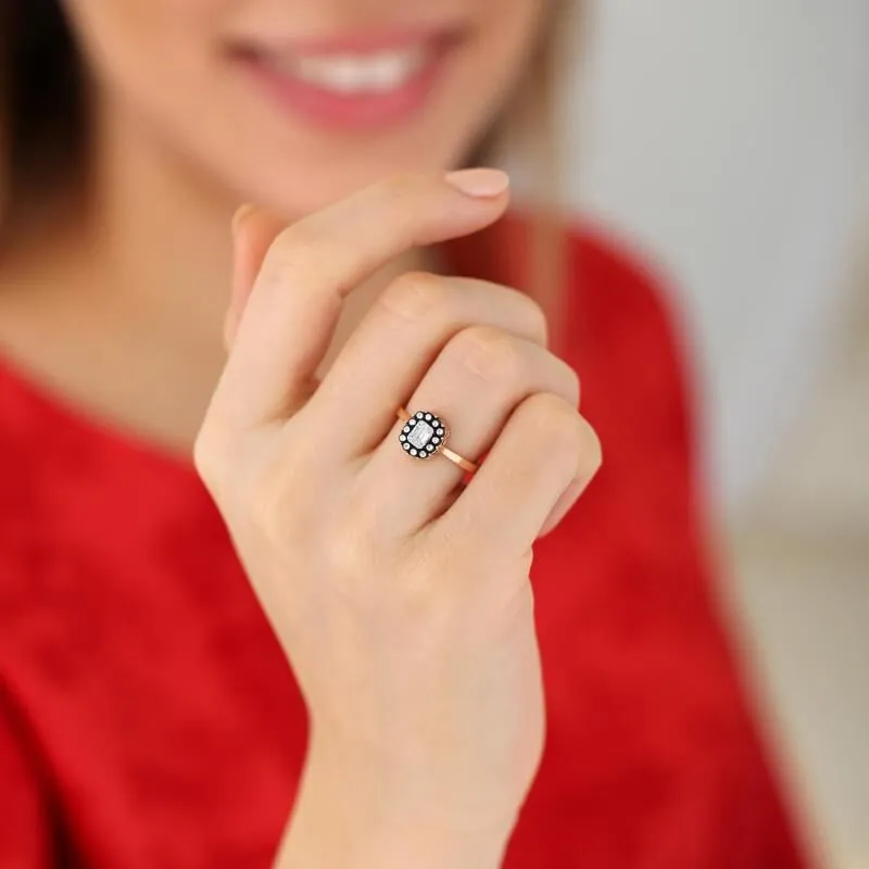 0.15 Carat Baguette Diamond Ring