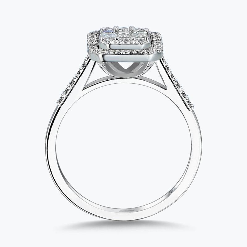 0.77 Carat Baguette Diamond Ring