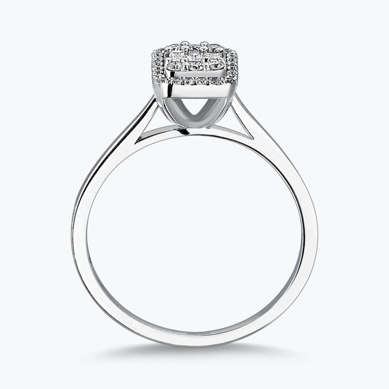 0.24 Carat Baguette Diamond Ring