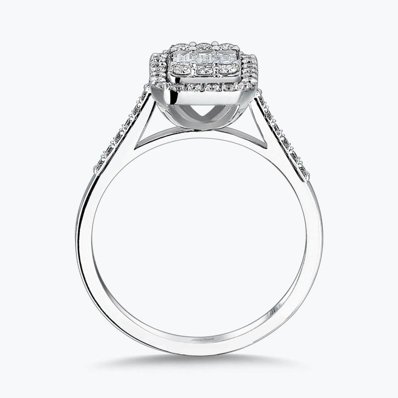 0.56 Carat Baguette Diamond Ring