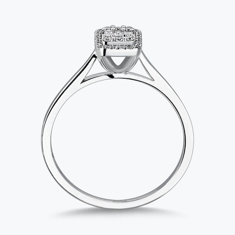 0.15 Carat Baguette Diamond Ring