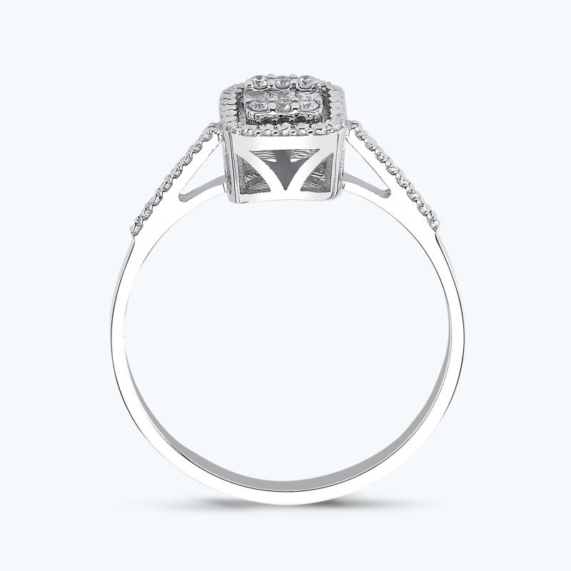 0.08 Carat Baguette Diamond Ring