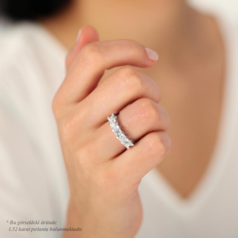 1.52 Carat Five Stone Diamond Ring