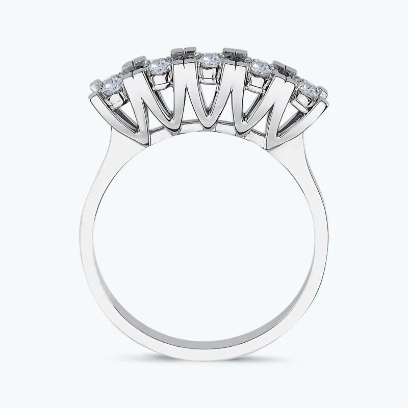 0.22 Carat Five Stone Diamond Ring