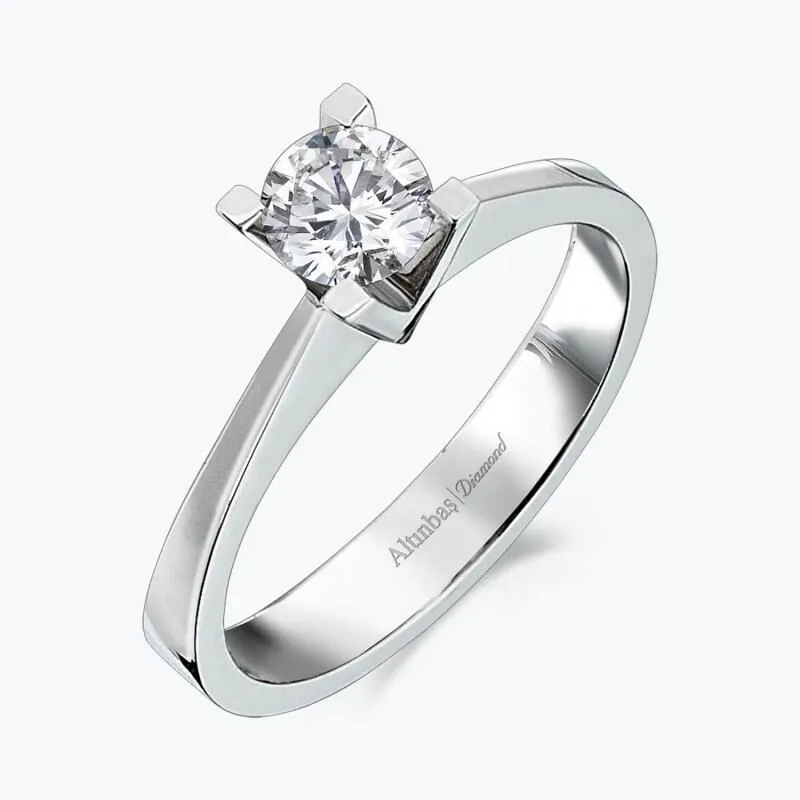 0.50 Carat Solitaire Diamond Ring