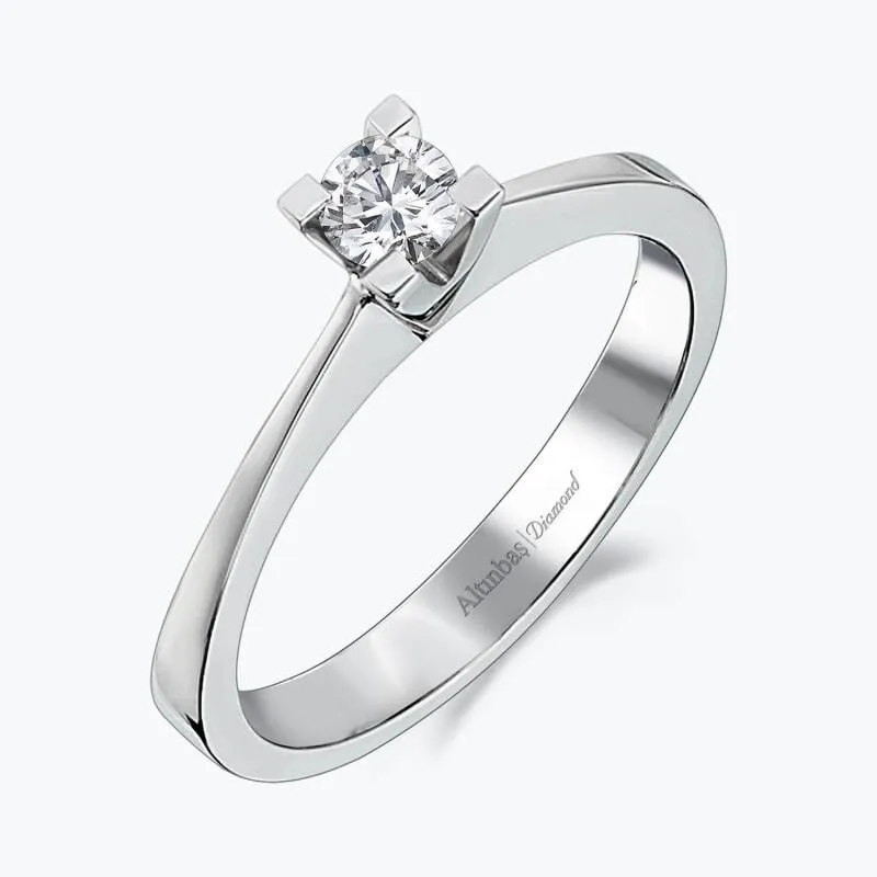 0.13 Carat Solitaire Diamond Ring