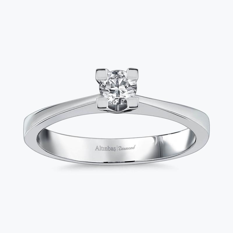 0.13 Carat Solitaire Diamond Ring