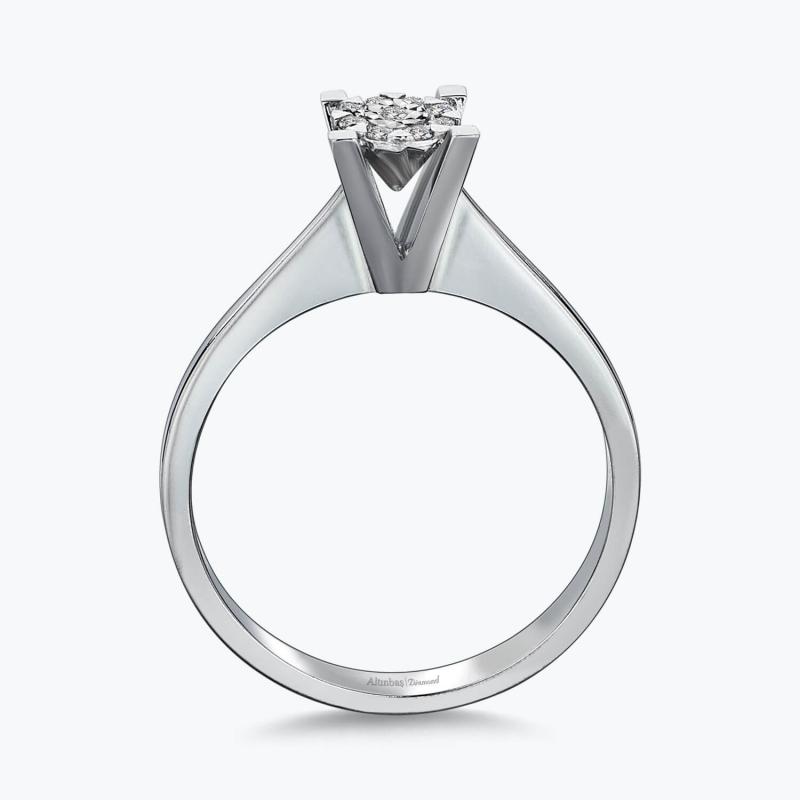 0.09 Carat Solitaire Diamond Ring