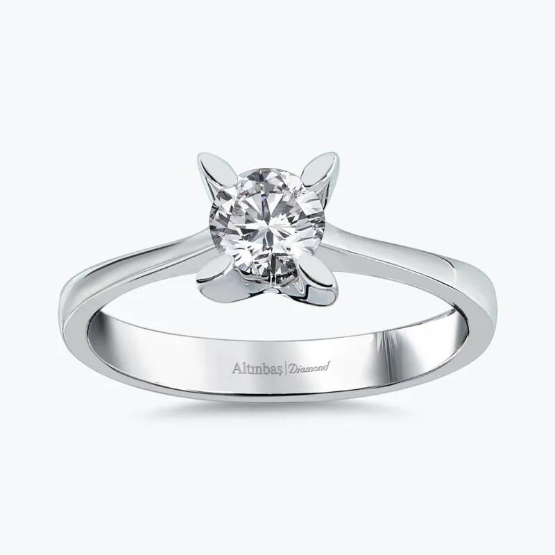 0.64 Carat Solitaire Diamond Ring