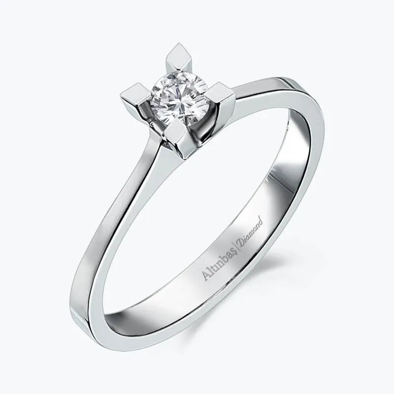 0.10 Carat Solitaire Diamond Ring