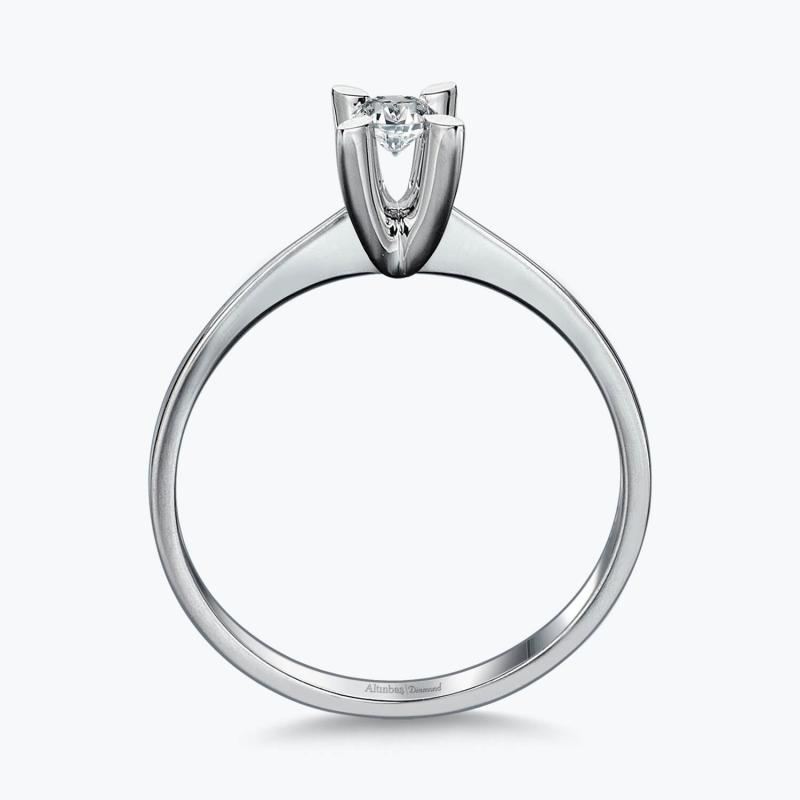 0.11 Carat Solitaire Diamond Ring
