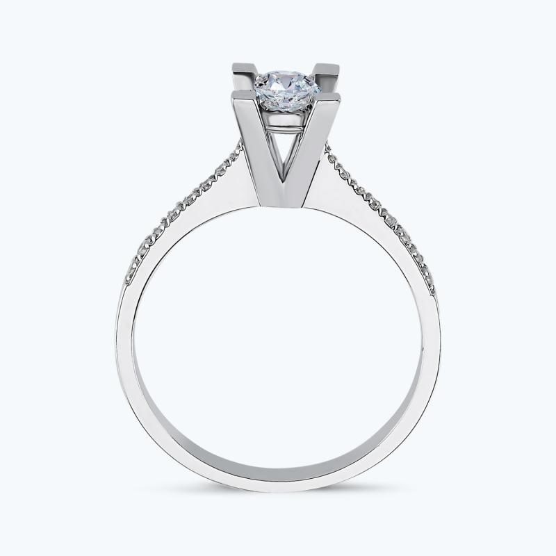 0.39 Carat Solitaire Diamond Ring