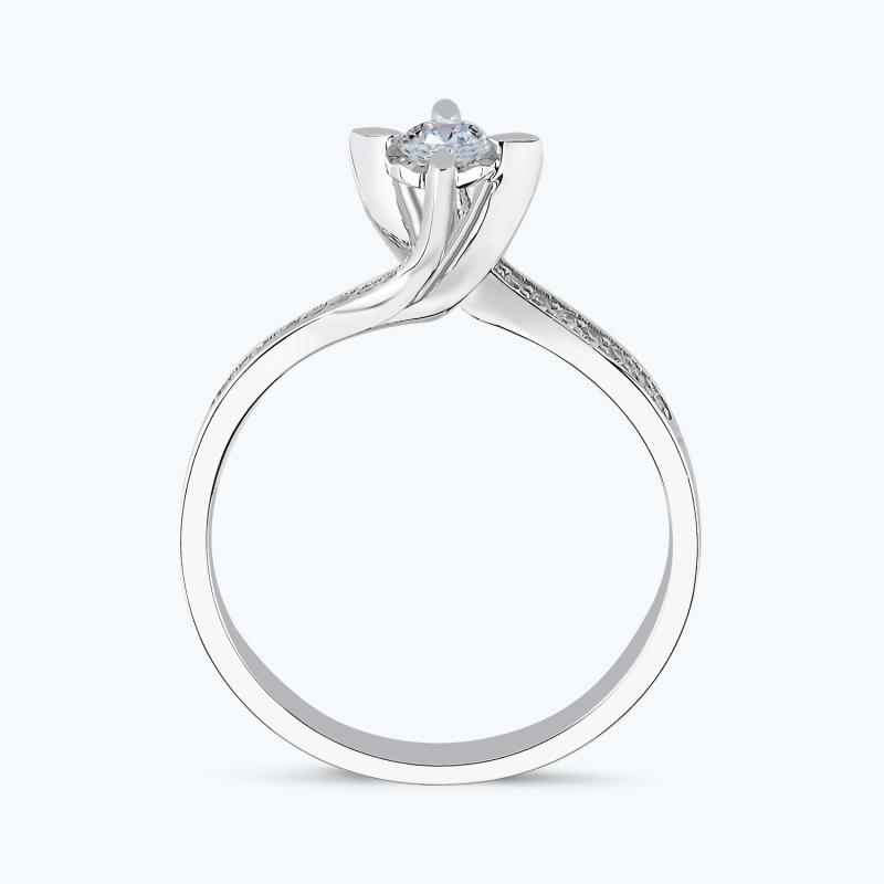 0.22 Carat Solitaire Diamond Ring