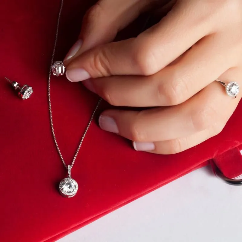 Pırlanta Topaz Taşlı Yüzük