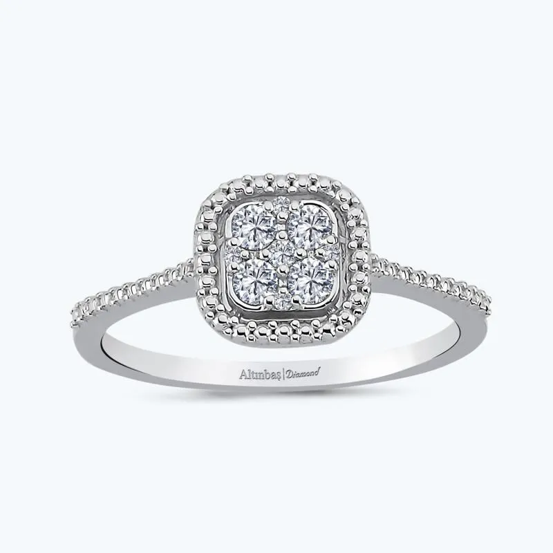 0.17 Karat Pırlanta Bouquet Yüzük