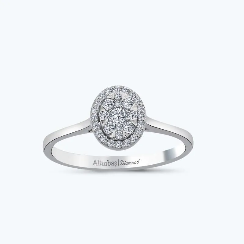 0.19 Karat Pırlanta Bouquet Yüzük