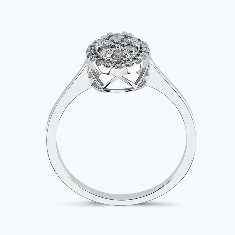 0.33 Karat Pırlanta Bouquet Yüzük